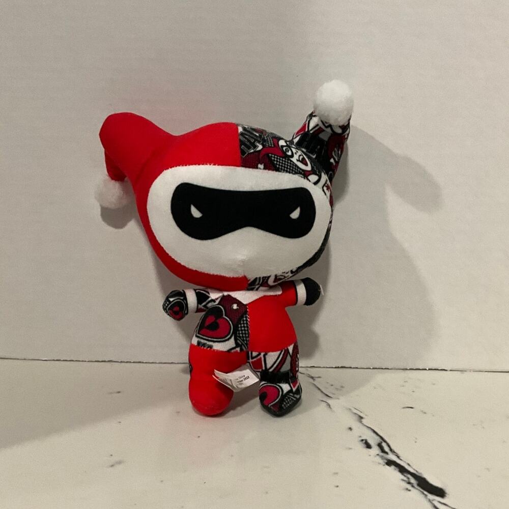 DC Justice League 8" Harley Quinn Sticker Collection Chibi Plush